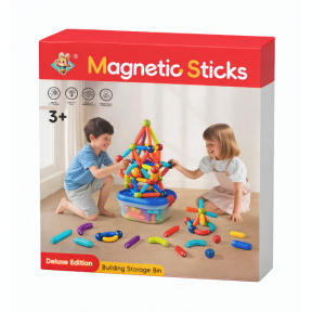 Магнитный конструктор Magnetic Sticks 102 детали