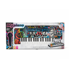 Электронный синтезатор с микрофоном, 37 клавиш