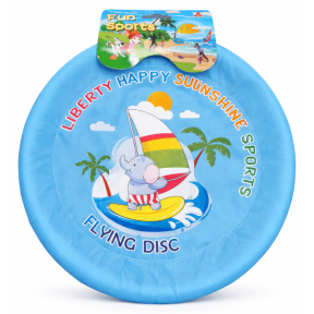 Frisbee textil 30,5 cm, bleu