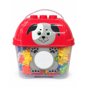 Игровой набор Конструктор, в контейнере "Собачка"