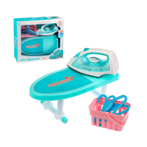 Игрушка Утюг с гладильной доской и аксессуарами Mini Appliances, голубая