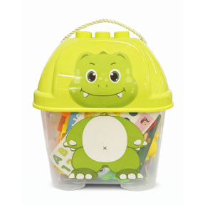 Игровой набор Конструктор, в контейнере "Динозавр"