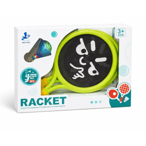 Игровой набор для бадминтона и настольного тенниса, зеленый