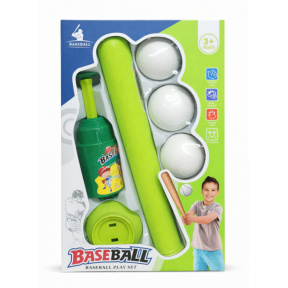Игровой набор "Бейсбол" (бита, 3 мяча, насос для подбрасывания)