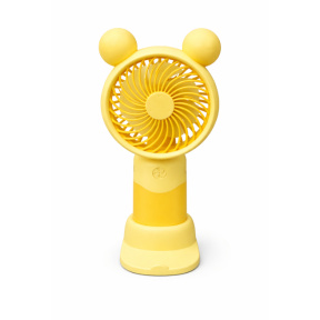 Портативный вентилятор на подставке, желтый