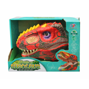 Мыльные пузыри-перчатка "Динозавр", красный