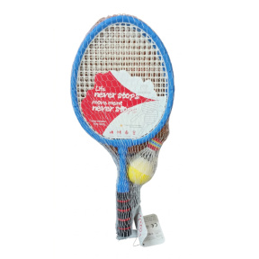 Игровой набор для бадминтона и тенниса, синий