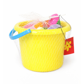 Песочный набор с ведерком, желтый