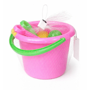 Set de nisip cu găletușă, roz