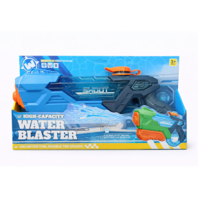 Водный пистолет механический, синий