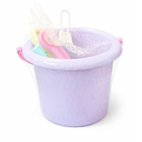 Песочный набор с ведерком, фиолетовый