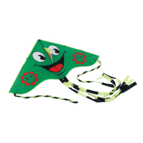 Воздушный змей "Улыбка", зеленый