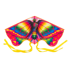 Воздушный змей "Бабочка", розовый