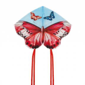 Воздушный змей "Бабочка", розовая