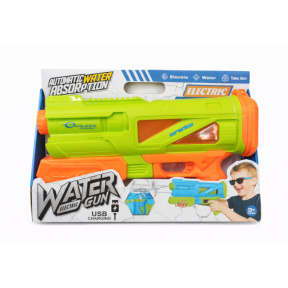 Электрический водяной пистолет 2 в 1 зеленый