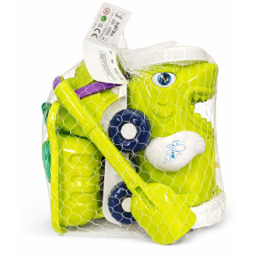 Set pentru nisip „Rechin” cu camion, verde