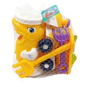 Песочный набор «Акула» с грузовиком, желтый