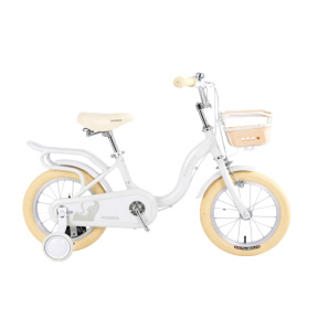 Детский велосипед 4-х колесный 14 дюймов, белый