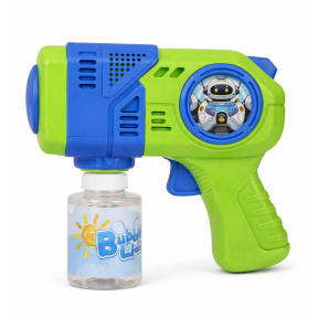 Пистолет с мыльными пузырями Bubble baby, сине-зеленый