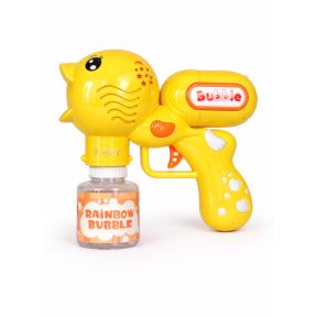 Пистолет с мыльными пузырями, желтый