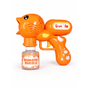Пистолет с мыльными пузырями, оранжевый