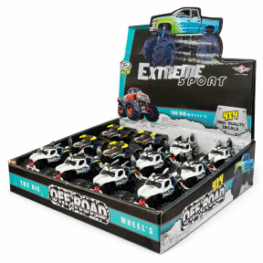 Машинка 1:64 OFF ROAD инерционная, ассорти